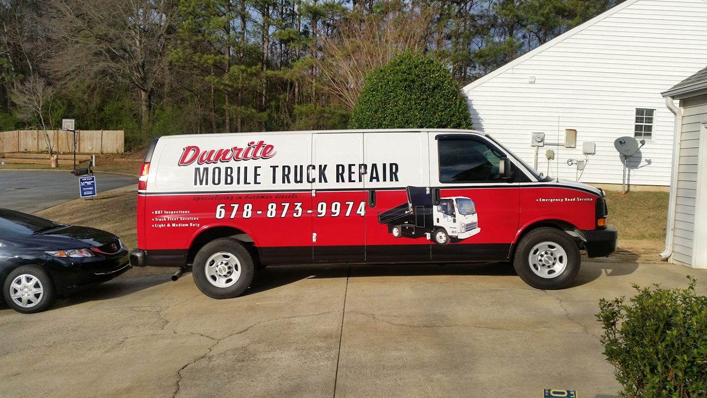 Dunrite Mobile Truck Repair van